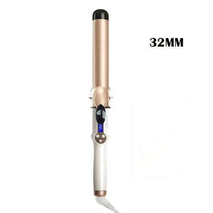 Electric Professional Ceramic Hair Curler LED Curling Iron Roller Curls Wand Waver Hair Straightener Styling Tool 9mm-38mm