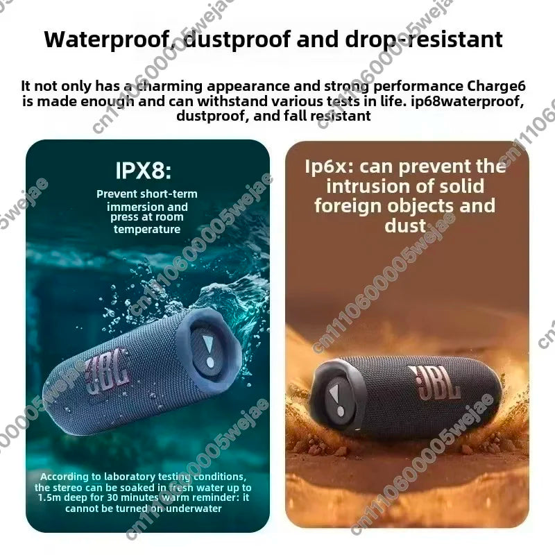 JBL Flip 7 Portable Bluetooth Speaker IP68 Waterproof Dustproof Outdoor Mini Wireless Speaker Deep Bass 14H Playtime