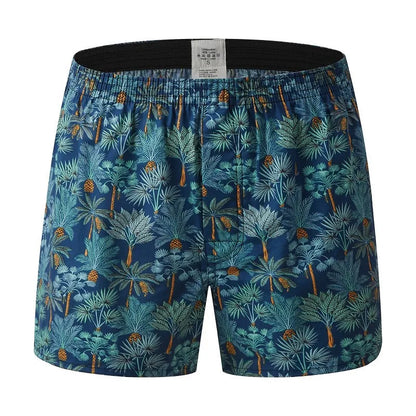 1PC 100% Cotton Men's Underwear Soft Comfortable Men's Underwear Men's Shorts Home Loose Stretch Men's Aloe Pants Boxer Briefs