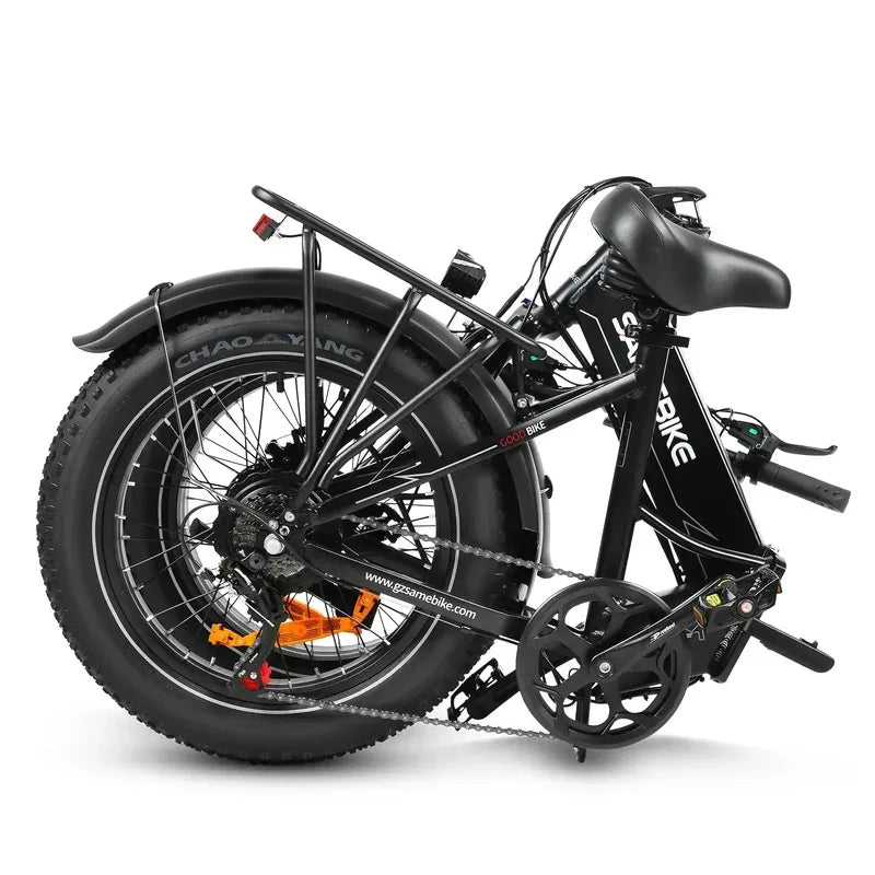 Fat Tire Folding Electric Bike | 750W Motor 20-Inch Wheels | Adult Mountain E-Bike