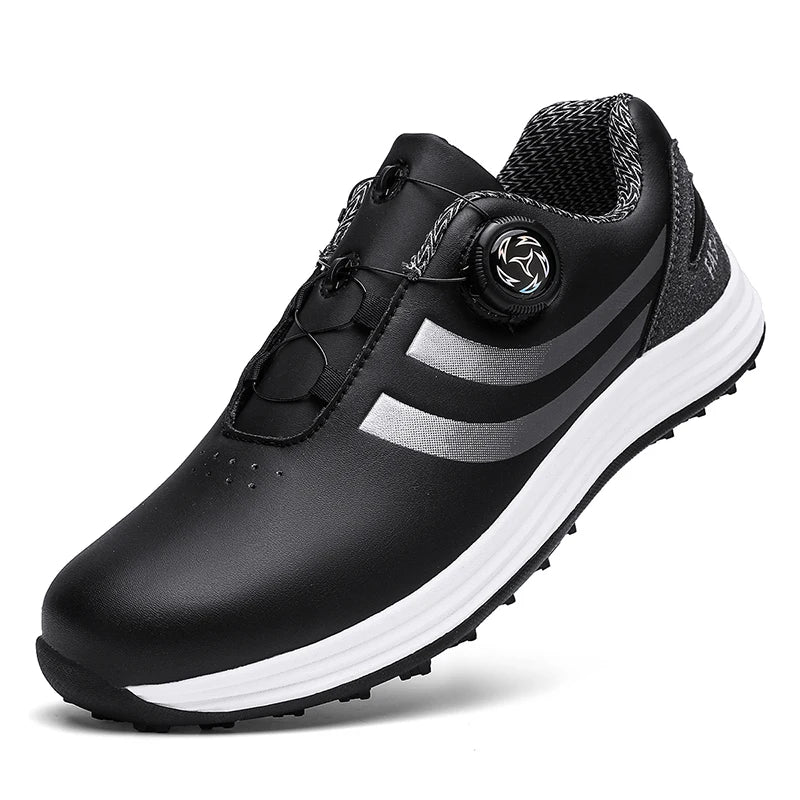 Golf Shoes for Men, Fashionable and Casual, Suitable for Outdoor Use, Breathable and Comfortable, With Anti-Slip Soles in White