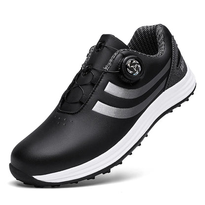 Golf Shoes for Men, Fashionable and Casual, Suitable for Outdoor Use, Breathable and Comfortable, With Anti-Slip Soles in White