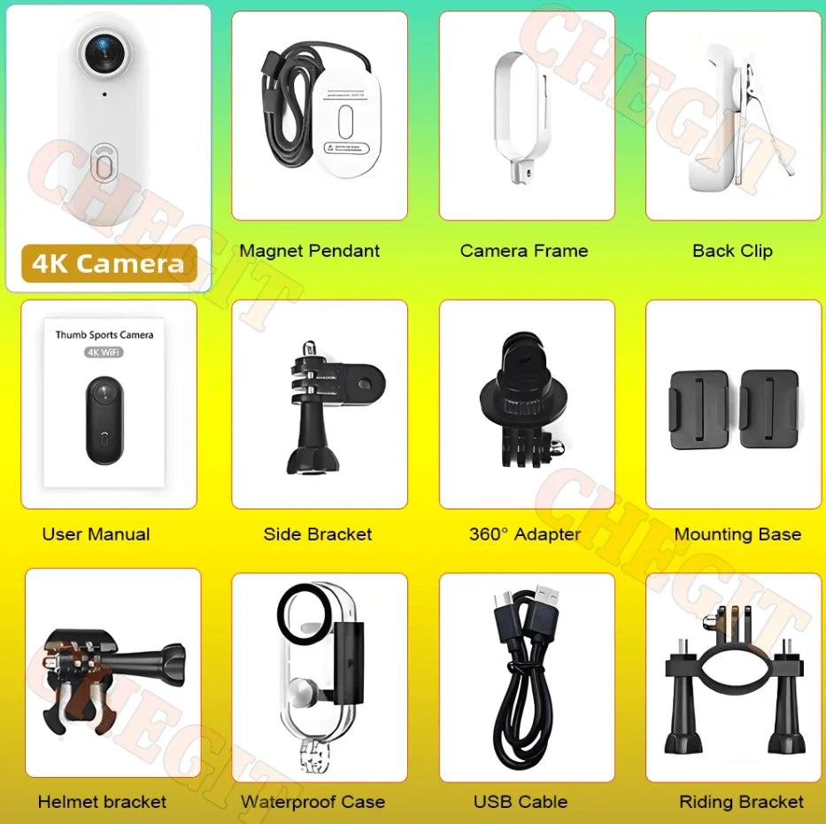 4K FHD 1080P Outdoor Sports Camera In Helmet Motorcycle Bike Sport Mini Filming Bicycle Action Body Cam And Video Recording