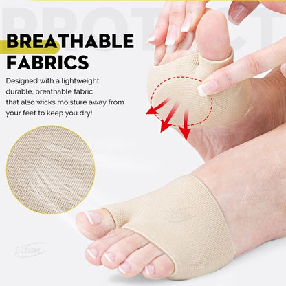 【Xxin】Forefoot Protector CoverSilicone Gel Forefoot Pads Shoe Insole Foot Pain Relief Cushion
