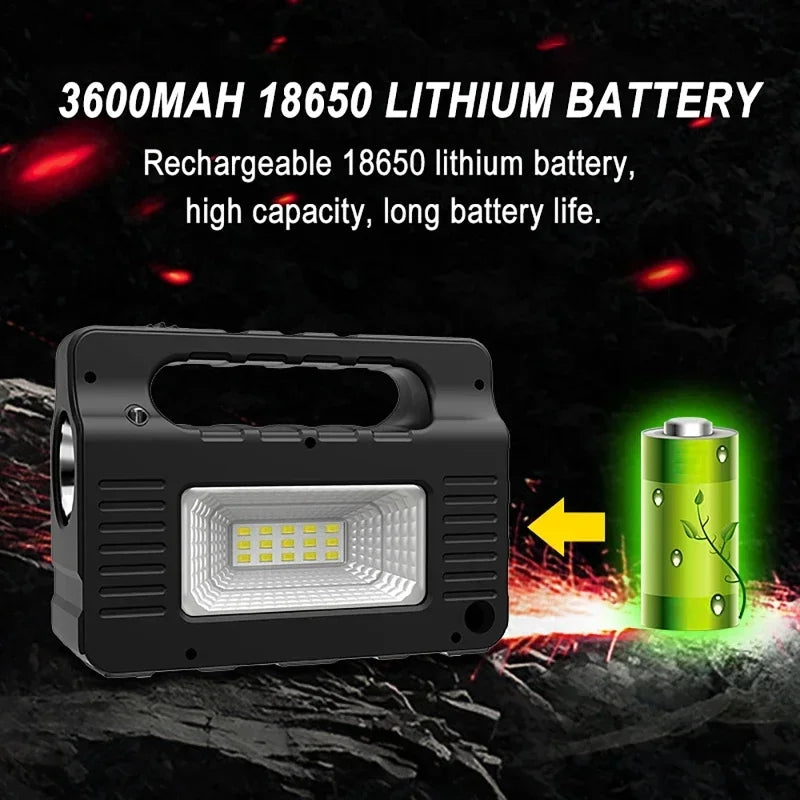 Outdoor Portable Solar Lighting System Power Generator 6W Solar Panel 3 LED Bulbs Emergency Solar Power Bank for Home Camping