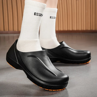Four Seasons Anti-Slip Chef Shoes Workwear for KFC Restaurant Kitchen Hotel Oil Resistant Waterproof Cross-Border Work Shoes