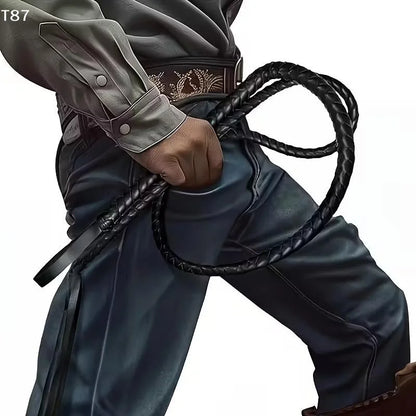 1pc Equestrian Western Cowboy Whip With An Ergonomic Handle And Long Handle Design, Suitable For Horse Riding Enthusiasts.