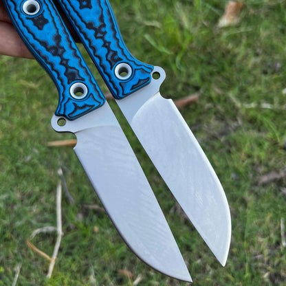 New Outdoor Camping Fixed Knife VG10 Steel High Hardness Camping Hiking Fishing Convenient Tool