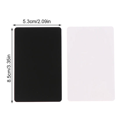 NFC215 Black White Cards Rewritable NFC NT-AG215 PVC Cards Blank Easy Convenient Programmable NFC Business Card