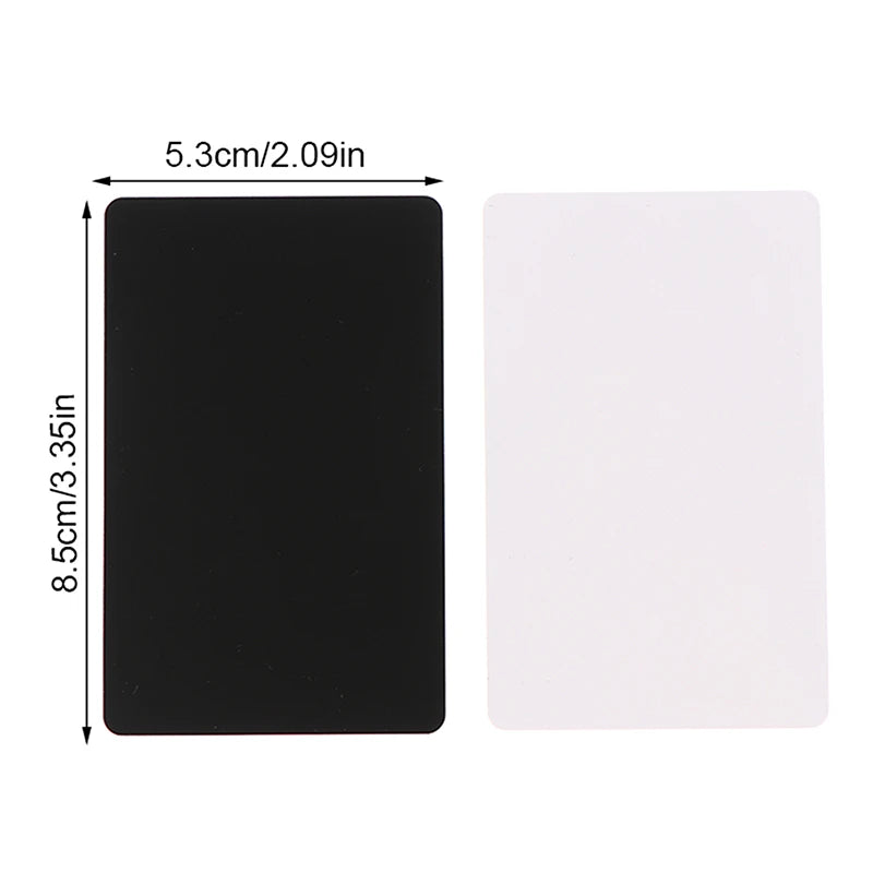 NFC215 Black White Cards Rewritable NFC NT-AG215 PVC Cards Blank Easy Convenient Programmable NFC Business Card