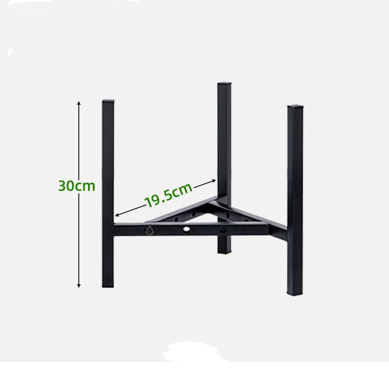 Indoor Plant Stands For Living Room Adjustable Metal Heavy Duty Outdoor Corner Stable Plant Holder Fits 8 to 12 Inches