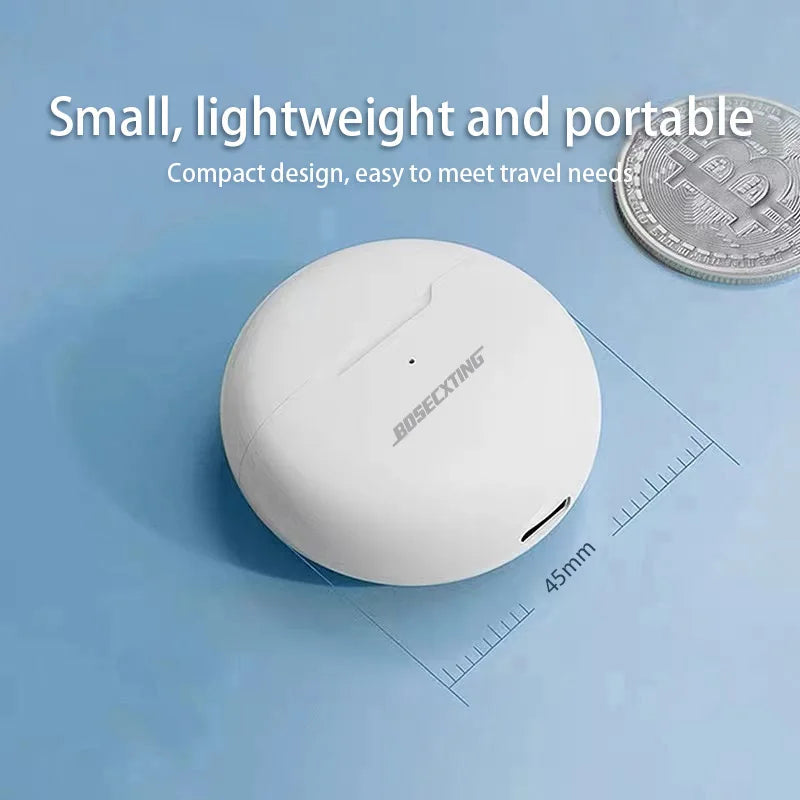 BOSECXTING Pro 6 True Wireless Earphone TWS 9D HiFi Ultra Long Battery Life Headphones Bluetooth Music Earbuds With Mic Portable