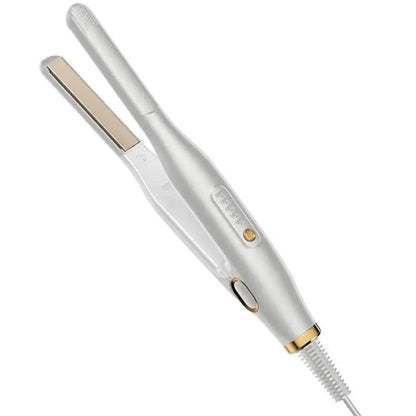 Portable Men's Hair Straightener & Curler Iron Dual Use Travel Ceramic Fast Heating Short Hair Travel Styling Tool