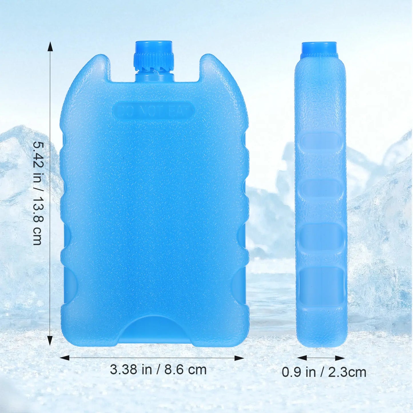 8Pcs Air Cooler Ice Packs Reusable Flexible Cooler Ice Blocks for Lunch Box Food Storage Office Bedroom Living Room Camping