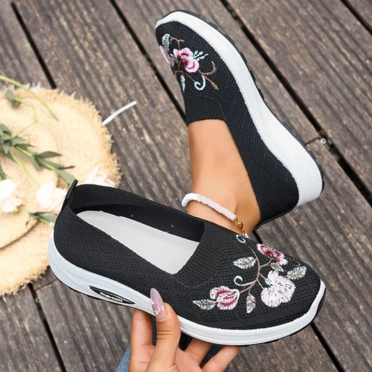 Spring and Autumn New Women's Sports Shoes Fashionable Breathable  Wear-Resistant Casual Sports Shoes Flat Shoes Loafers