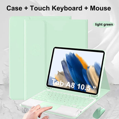 Case for Samsung Galaxy Tab A8 10.5 Inch,Wireless Bluetooth keyboard cover for Tab A8 10.5 Inch,Samsung Smart Stand Cover