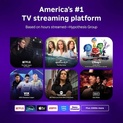 Roku Smart TV 2025 – 24-Inch Select Series, 720p HD TV – Roku TV with Voice Remote