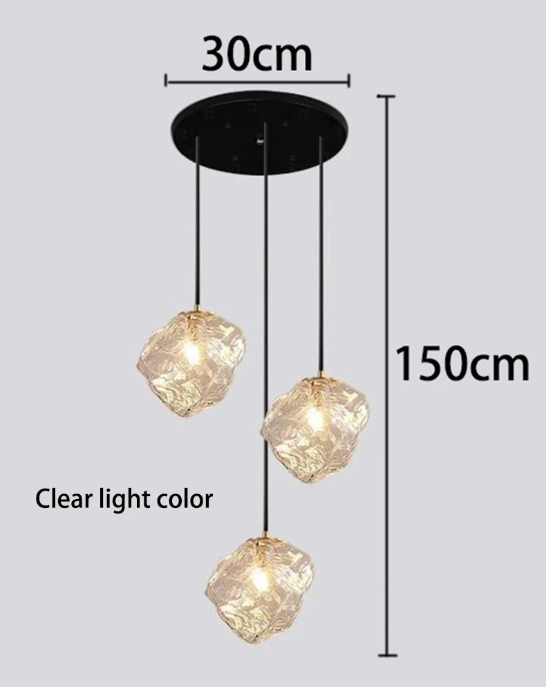 Modern home decor led lights pendant light lamps forstaircase Chandeliers for living room hanging light indoor lighting