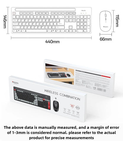 Wireless keyboard and mouse set, mechanical touch keyboard and mouse universal set, desktop computer laptop e-sports specific