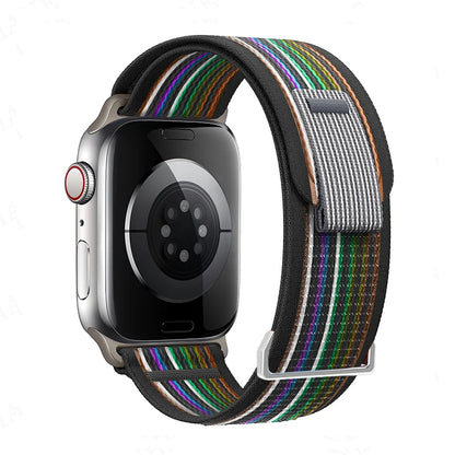 Nylon Trail Loop Strap for Apple Watch Bands 49mm 45 44 42 46 41 40 38mm Bracelet for iWatch Series 11 10 9 8 7 6 5 SE Ultra 3 2