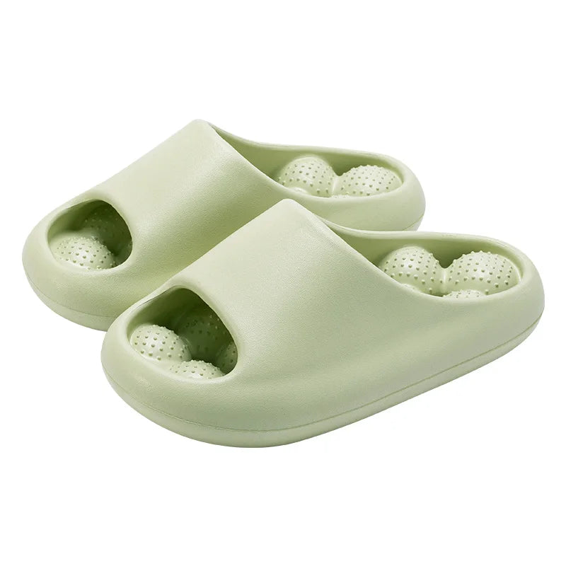 TZLDN Ergonomic EVA Unisex Bathroom Slippers Water-Leakage-Proof Massage Indoor Slippers Comfortable Breathable Casual Slippers