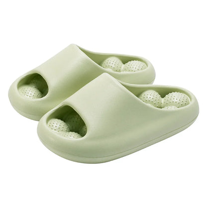 TZLDN Ergonomic EVA Unisex Bathroom Slippers Water-Leakage-Proof Massage Indoor Slippers Comfortable Breathable Casual Slippers