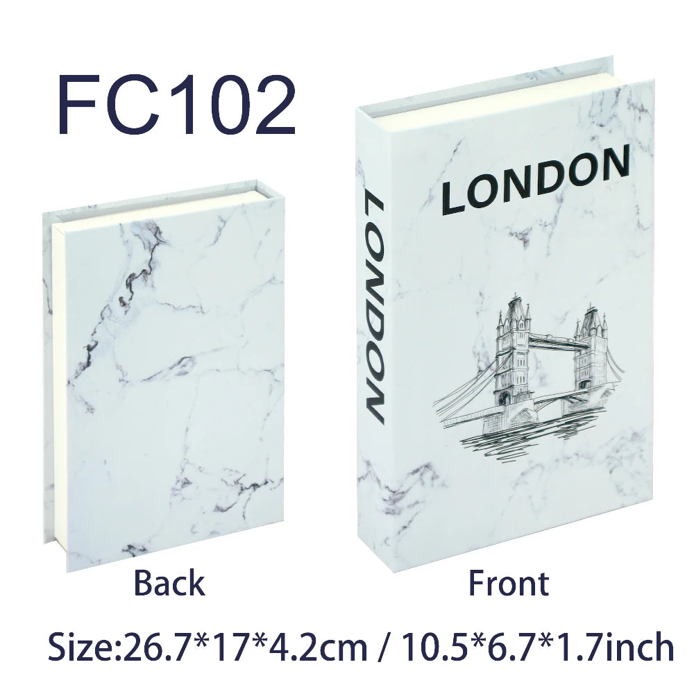 Luxury Fake Books Home Decoration Accessories for Living Room Fashion Fake Book Storage Box Simple Nordic Coffee Table Books