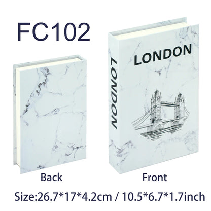 Luxury Fake Books Home Decoration Accessories for Living Room Fashion Fake Book Storage Box Simple Nordic Coffee Table Books
