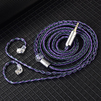 QKZ T1 Earphone Update Cable 3.5mm Jack QDC 0.75mm Connector Wired Headphones For ZXN ZXT VK4 ZX2 ZAX2 KZ EDX ZSN Pro X TRN MT1