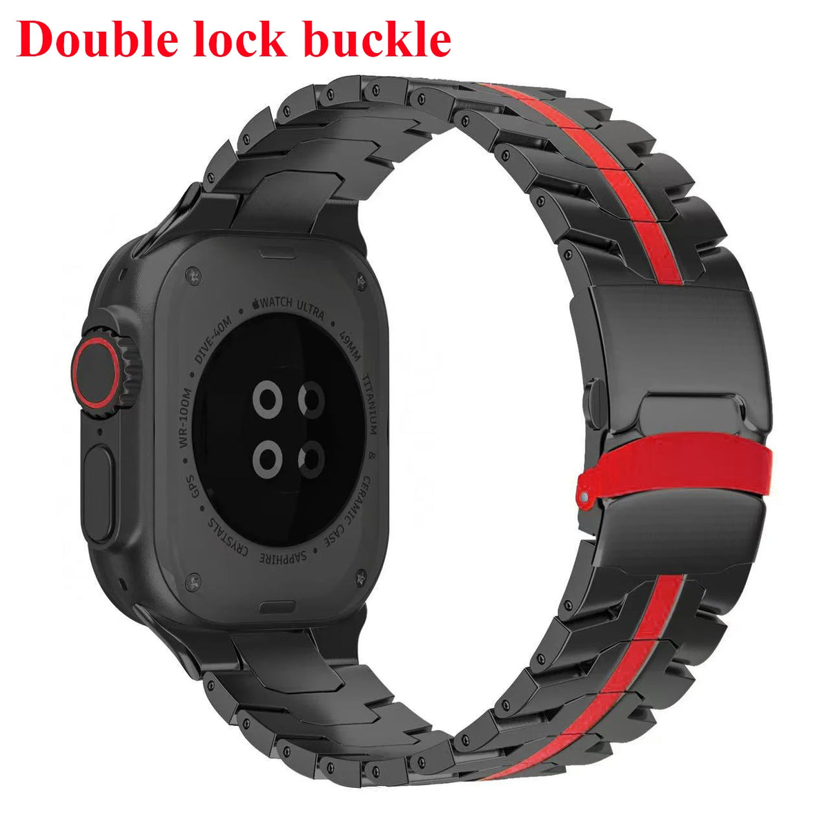 Stainless Steel Strap For Apple Watch Series 12 11 10 9 8 SE 3 46mm 45mm 42mm 44mm Metal Bracelet Band iWatch Ultra 4/3/2/1 49mm