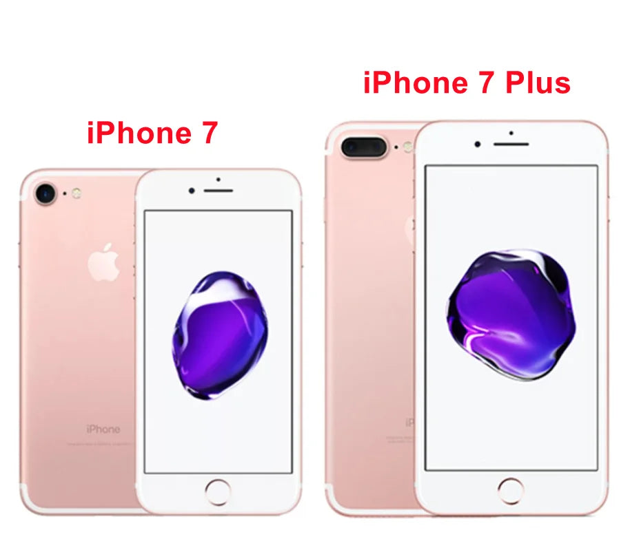 Apple iPhone 7 / 7Plus 32GB 128GB 256GB ROM 4.7'/5.5' IPS LCD 12MP 4G LTE Quad Core IOS NFC Original Unlocked Mobile Phone