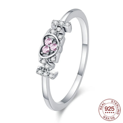 925 Sterling Silver Ring Ladybug Fashion Ring MOM Butterfly Ring
