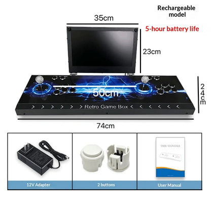 Joystick Game Console With Dual Joysticks Connected To Tv Pandora Game Console Folding Screen 0 Delay Home Nostalgic Arcade