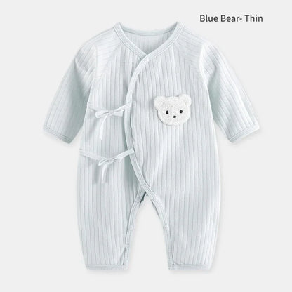 Bear Newborn Baby Clothes New Born Baby Jumpsuit for Boys Girls Cotton Toddler Rompers with Hat Bebe Outfits One-Piece Pajamas