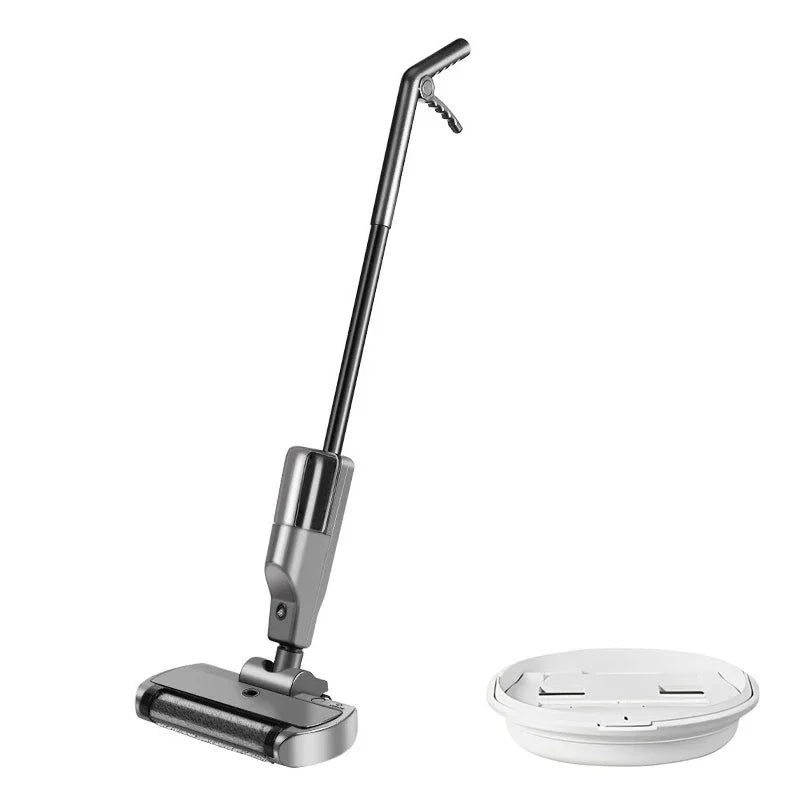 Handheld Cordless Hard Floor Sweeper Vacuum Cleaner Wireless Electric Mop Cleaner Automatic  2 in 1 Wet & Dry Home Cleaner