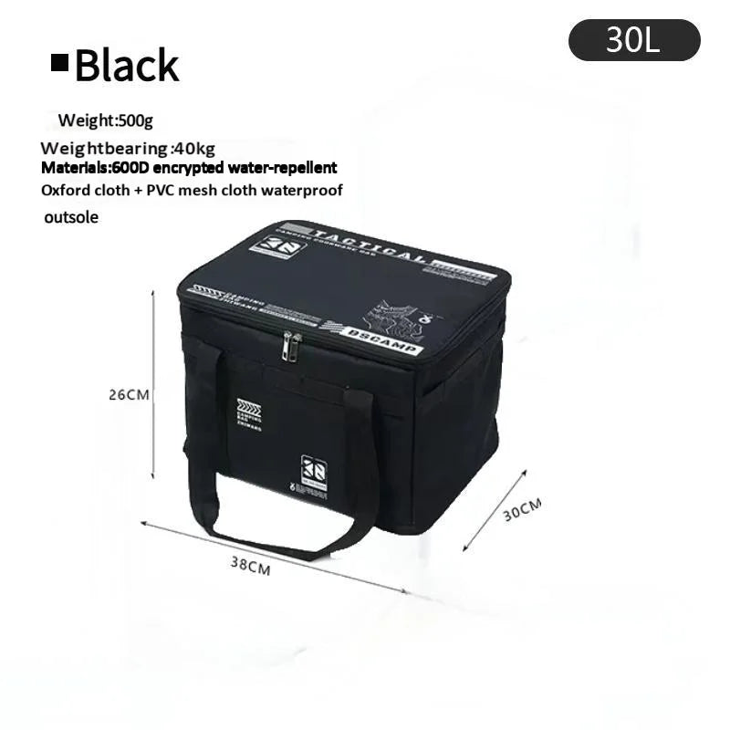 30l/42l/56l Insulated Waterproof Tactical Camping Bag Foldable Outdoor