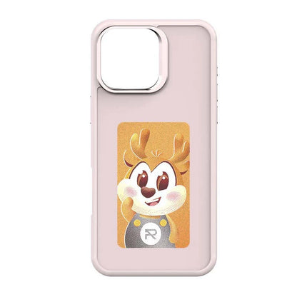 Smart NFC E-Ink Screen Phone Case For iPhone 17 16 15 14 13Pro Max 16/17 Plus Display Shockproof Protective Cover Photo Custom