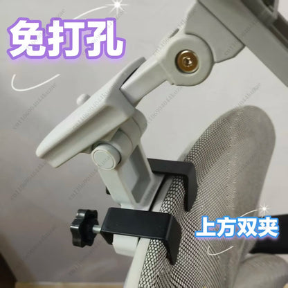 DIY Ergonomic Gaming Chair with 8D Headrest, Dual-Axis Height & Depth Adjustment