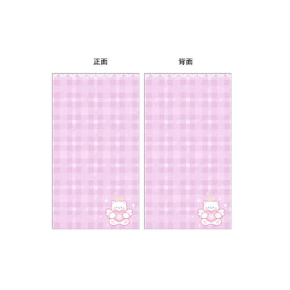 A6 Cute Binder Rabbit Week Plan Todo Paper Refill Accessories 120gsm Loose-leaf Notebook Journal Diary Paper School Stationery