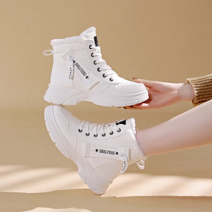 Women's Ankle Boot, Short Boot, Winter Boot with Thick Lining and Insulation, Stylish and Versatile, Thick-Soled Winter Boot