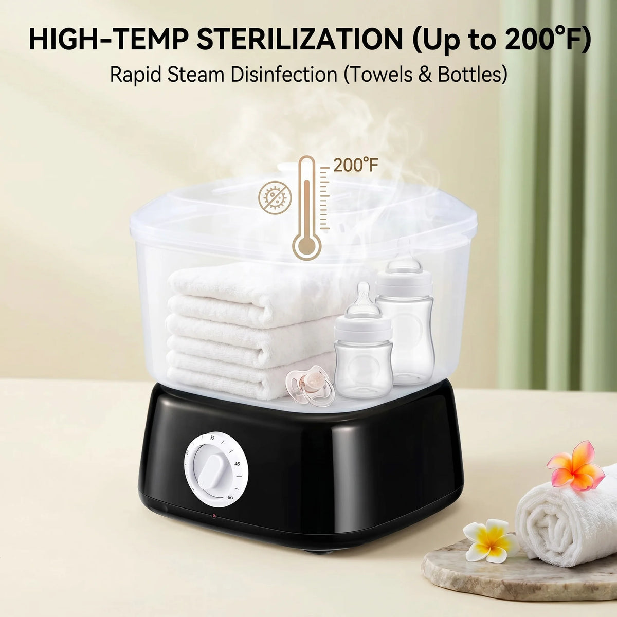 Electric Hot Towel Warmer Steamer Fast Heating Spa Salon Tool 202 F High Temp Heater Disinfection For Hairdresser Home 110V 220V