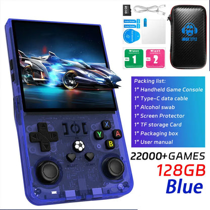 AISLPC R36MAX Retro Handheld Video Game Console 4.0 Inch IPS Screen Portable Pocket Video Player Plug and Play Games Kids Gifts