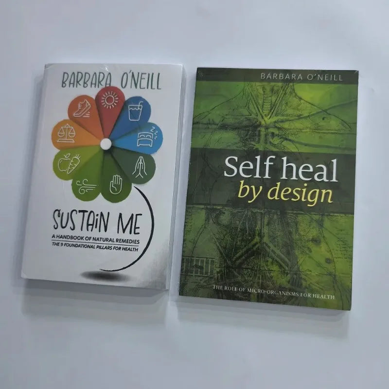 Sustain Me & Self Heal By Design Barbara O'Neill Books Natural Remedies Health Care Handbook Self‑Help English Reading Book