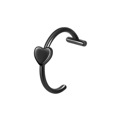 1PC Stainless Steel Fake Nose Ring Hoop Septum Rings Non-Pierced C Clip Lip Ring Earring Fake Nose Piercings Women Body Jewelry