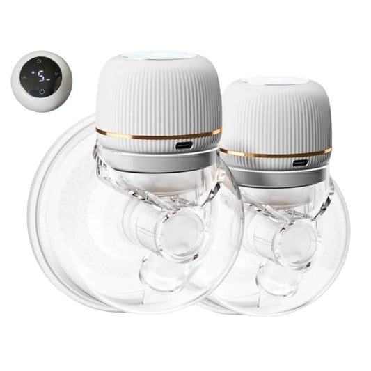Wearable Electric Breastmilk Pump Handsfree BPA Free With 3 Mode 9 Levels Adjustable Low Noise Wireless Breastfeeding Pump