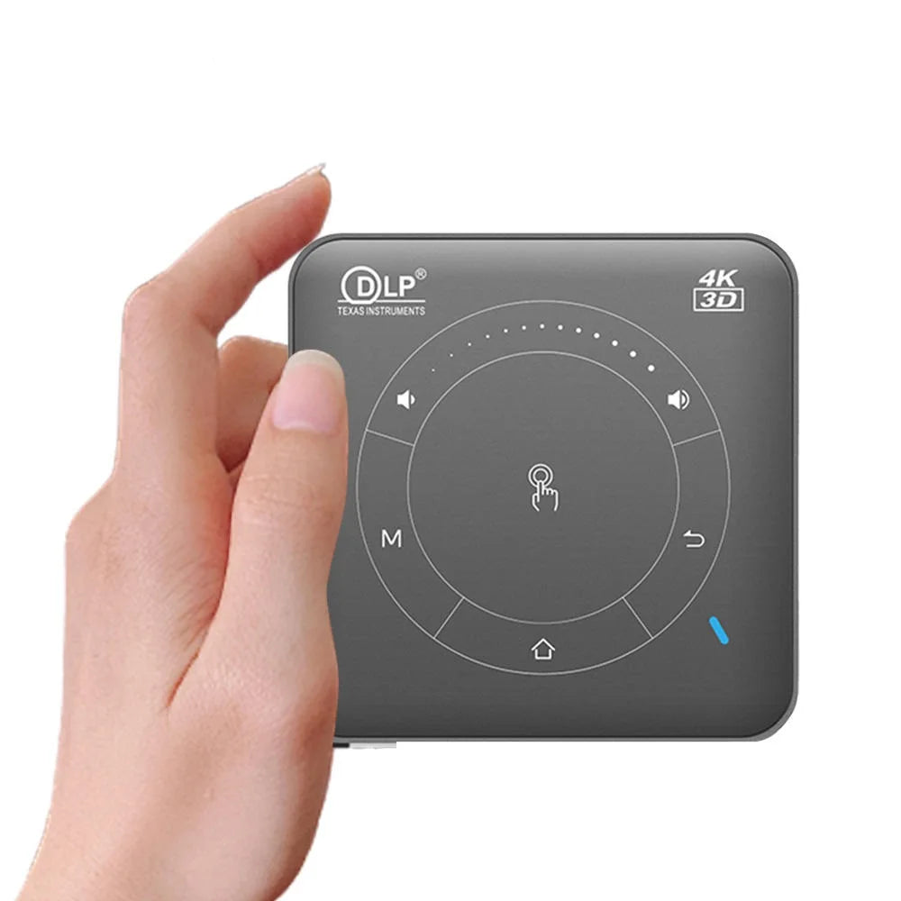 4K DLP LED Mini Portable Projector Model P11 16GB 32GB Android Smart Phone 1080p HD 2G 4G RAM Built-in Battery HIFI Stereo