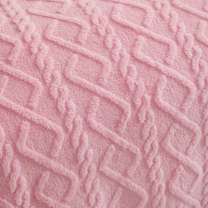 45x65 cm Solid Blanket Fall Winter Coral Velvet Flannel Blanket Soft Thickened Cover Blanket Home Outdoor Travel Blanket