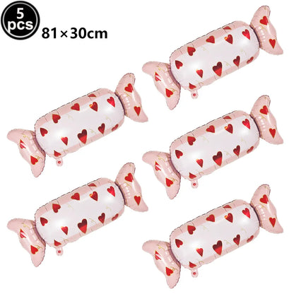 Ice Cream Balloons Sweet Candy Balloon Ice Cream Shaped Balloons for Summer Beach Birthday Baby Shower Party Decoration