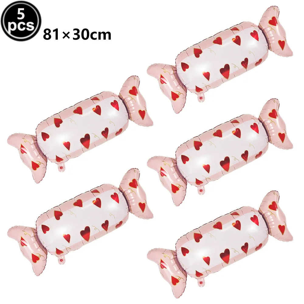 Ice Cream Balloons Sweet Candy Balloon Ice Cream Shaped Balloons for Summer Beach Birthday Baby Shower Party Decoration