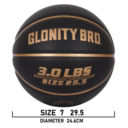 3LBS/2.2LBS Weighted Training Heavy Basketball Size 7/6 In&Outdoor For Improving Handing Dribbling Passing Rebounding Skill Ball